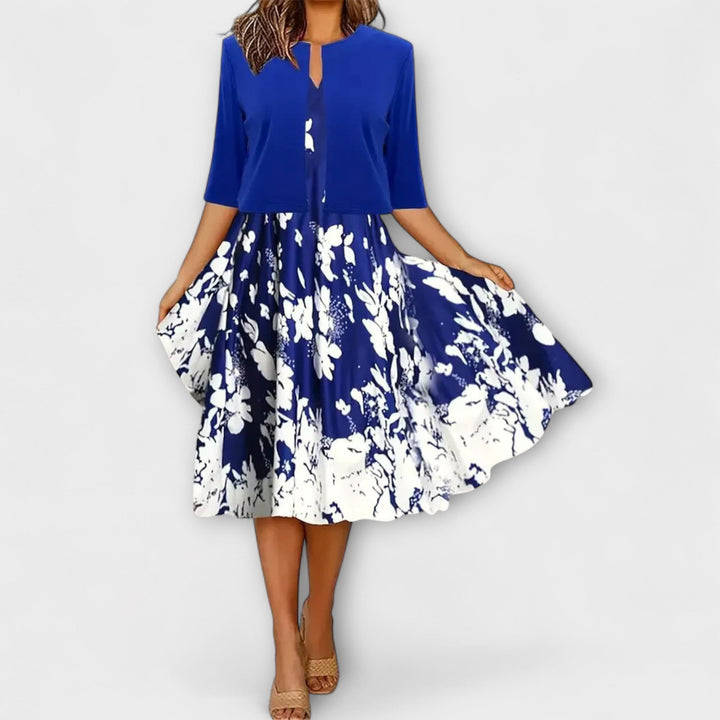 Rochie midi pentru femei cu sacou