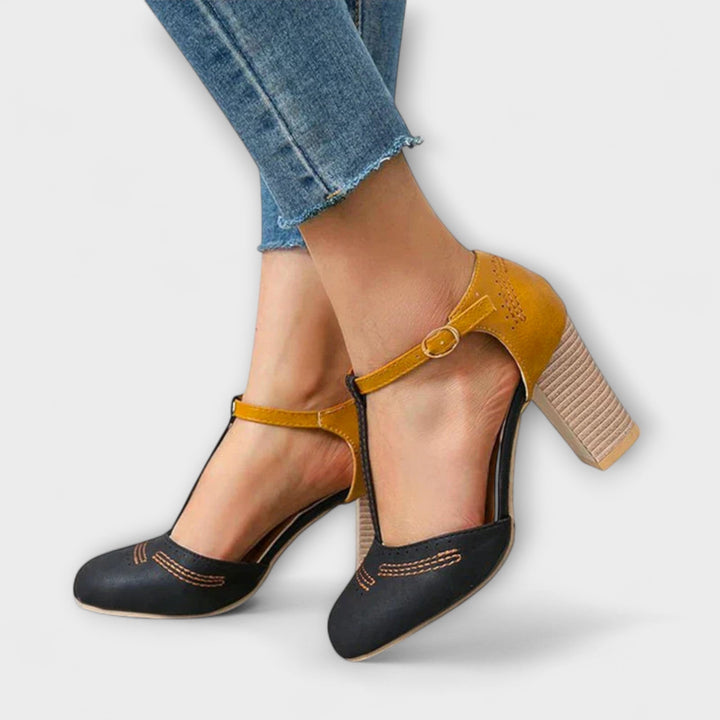 Viktorie Pantofi Eleganți Ortopedici Cu Toc Confortabili Cu Memorie