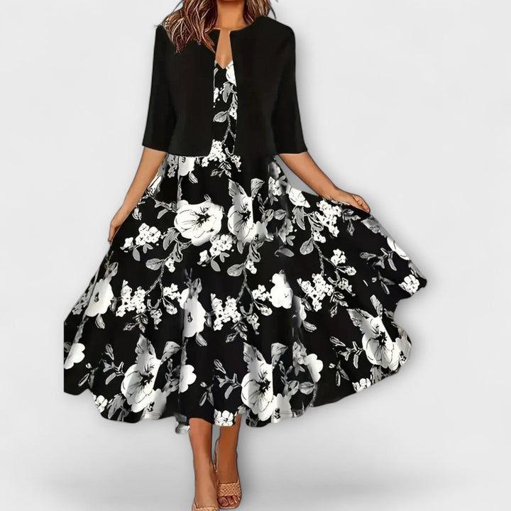 Rochie midi pentru femei cu sacou