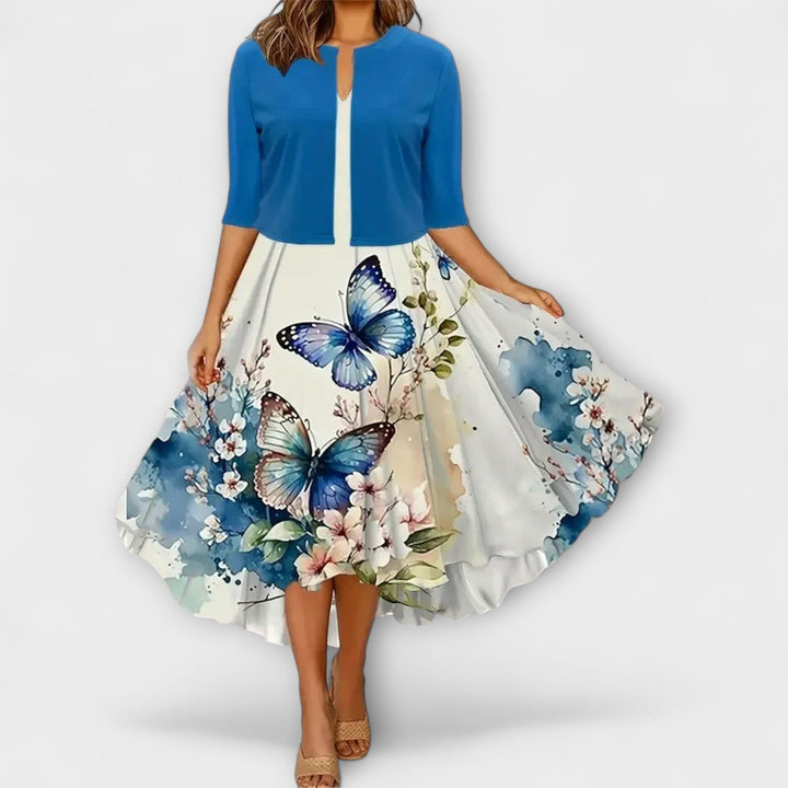 Rochie midi pentru femei cu sacou