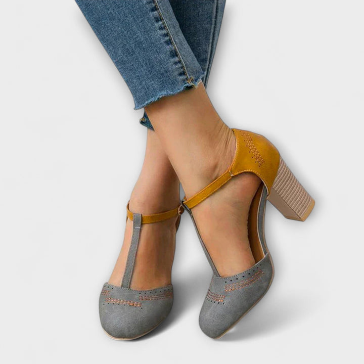 Viktorie Pantofi Eleganți Ortopedici Cu Toc Confortabili Cu Memorie