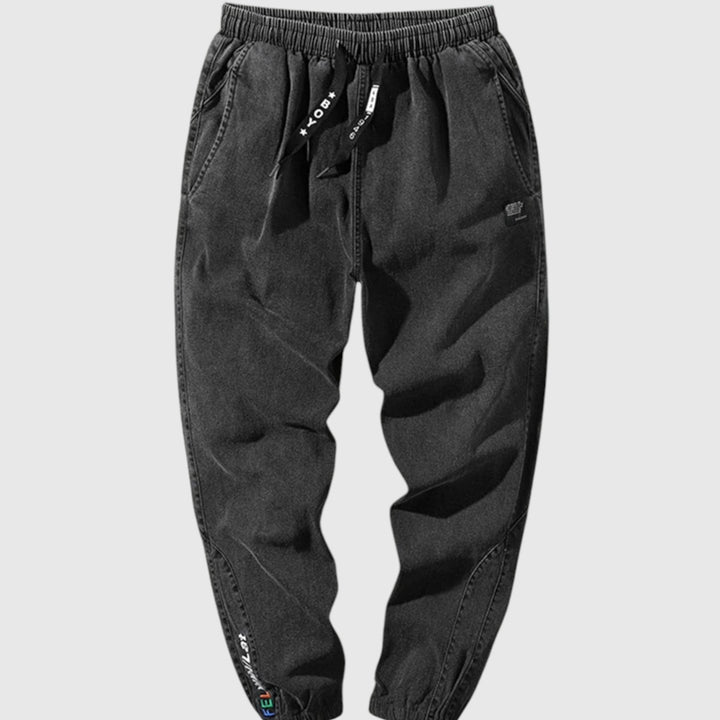 Pantaloni jogger eleganți din denim