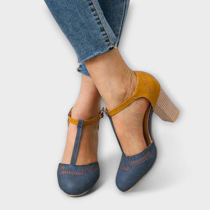 Viktorie Pantofi Eleganți Ortopedici Cu Toc Confortabili Cu Memorie