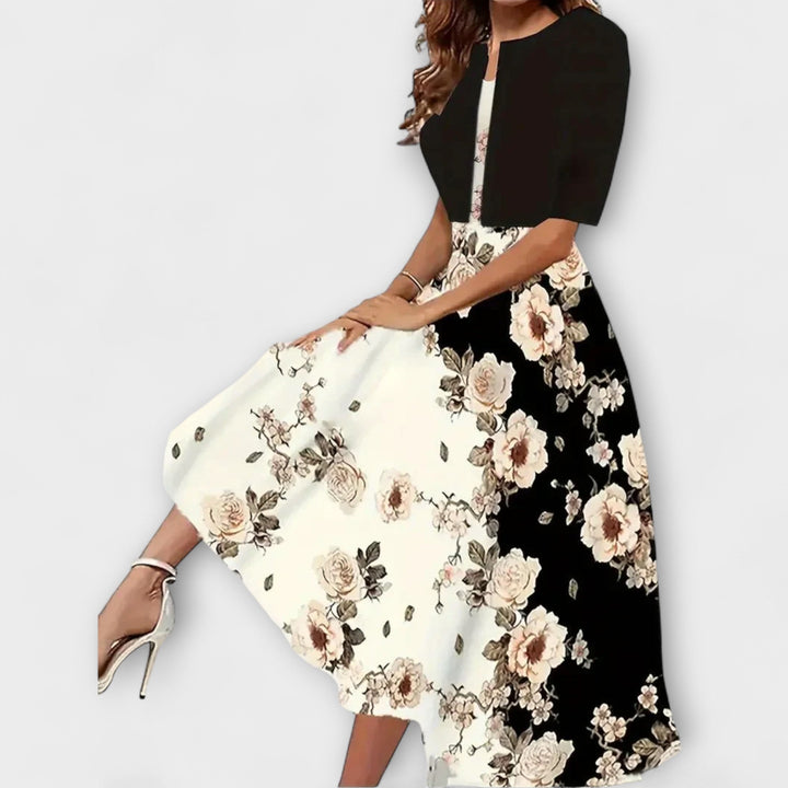 Rochie midi pentru femei cu sacou