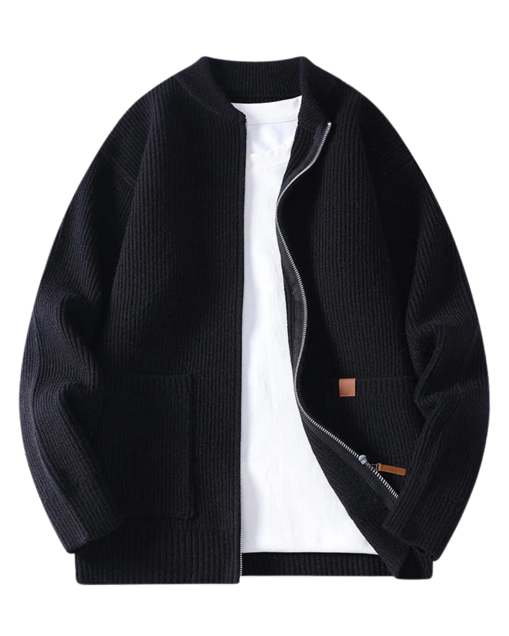 Geacă de bărbătească din tricot elegantă