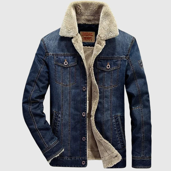 Bohumil - Geacă din denim cu căptușeală interioară
