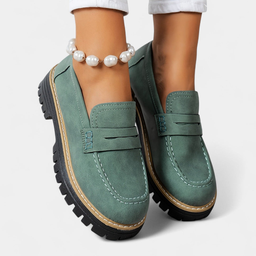 Michaela – Mocasini cu talpă groasă