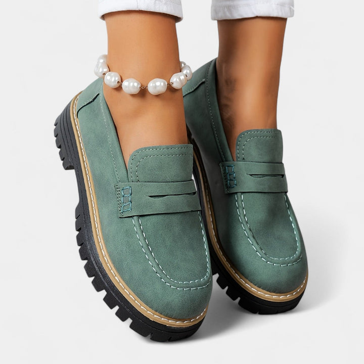 Michaela – Mocasini cu talpă groasă