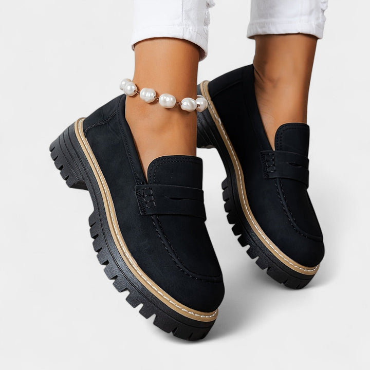 Michaela – Mocasini cu talpă groasă