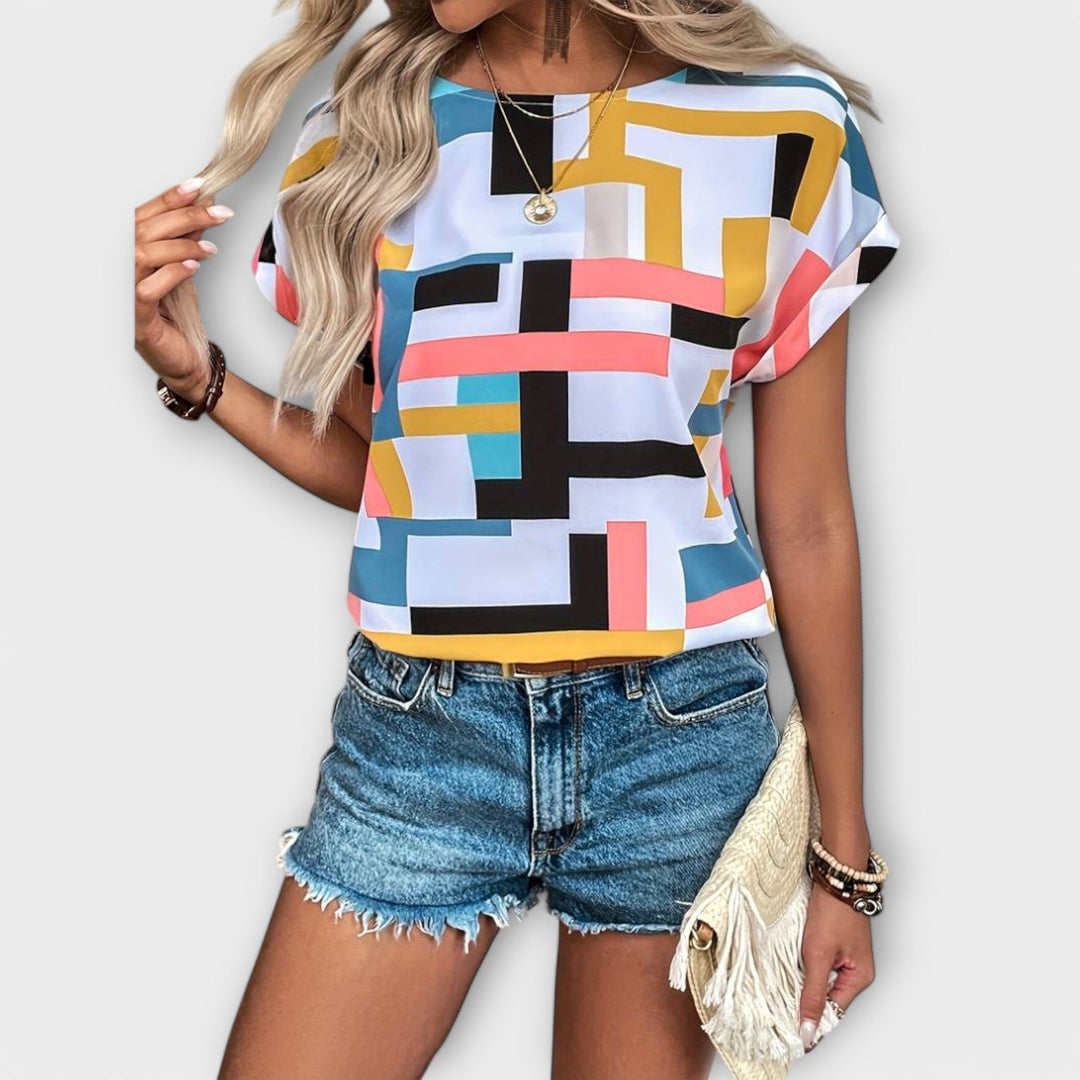 Marijeta – Bluza cu Stil Urban Colorat