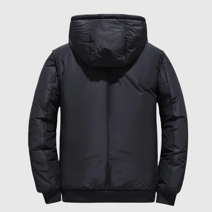 Josef - Geacă căptușită cu glugă și tratament rezistent