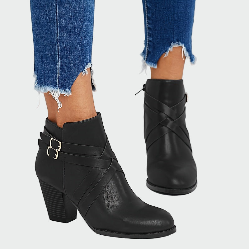 Helena - Botine confortabile din piele pentru toate zilele