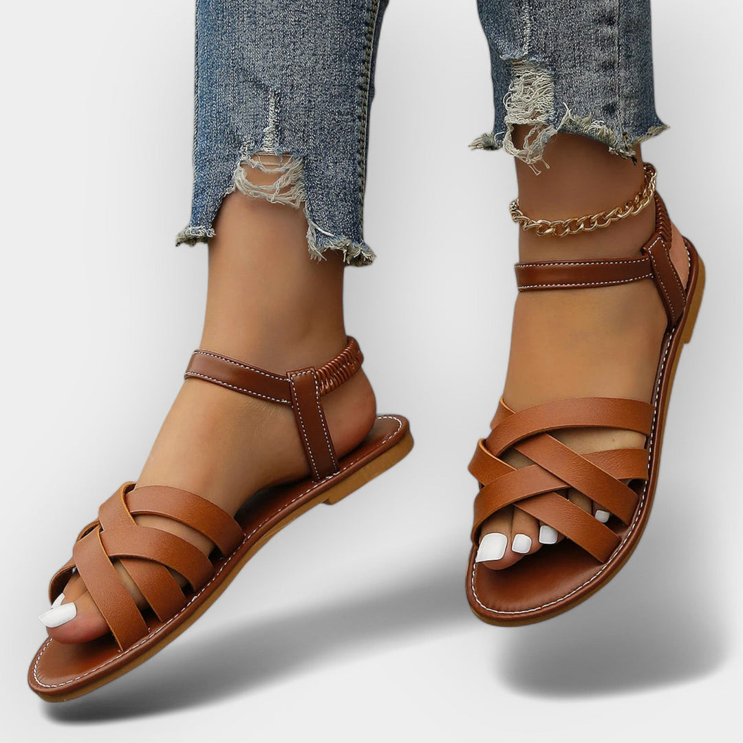 Sandale handmade cu curele