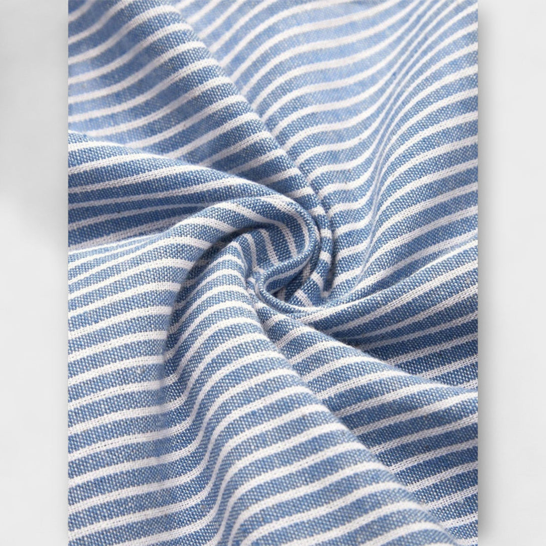 Luisa – Rochie midi premium cu model în dungi