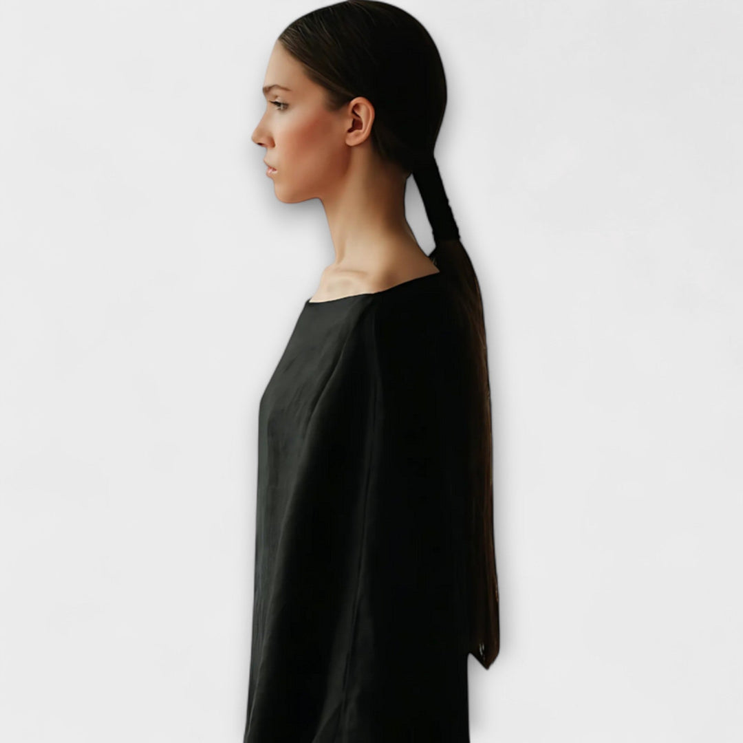 Dana - Rochie kimono din lână și bumbac