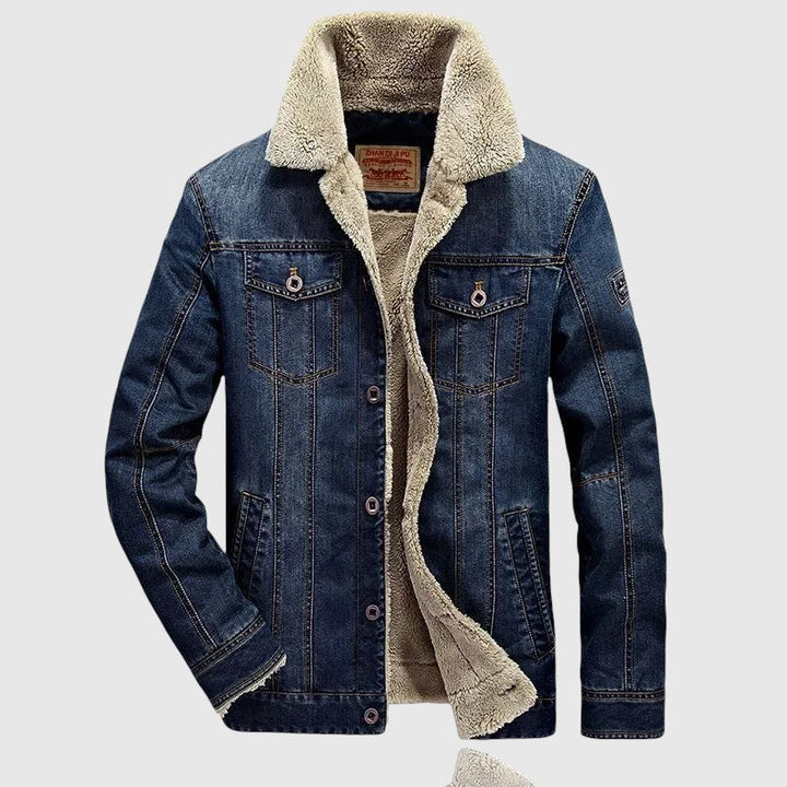 Bohumil - Geacă din denim cu căptușeală interioară