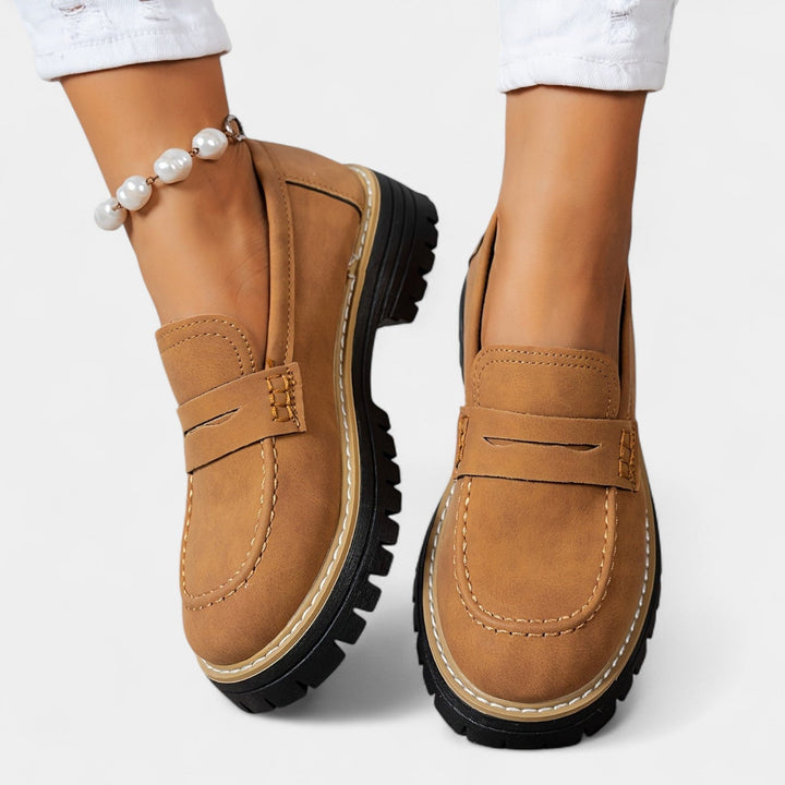 Michaela – Mocasini cu talpă groasă