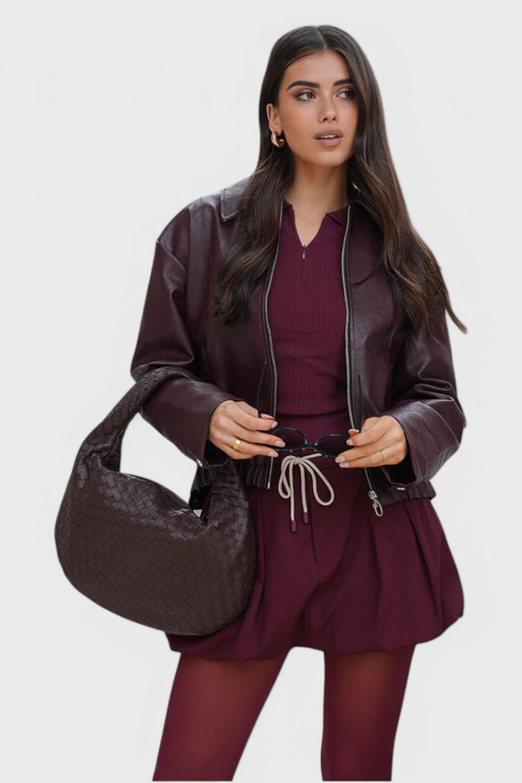 Lila - Țesătură pentru geantă cu noduri